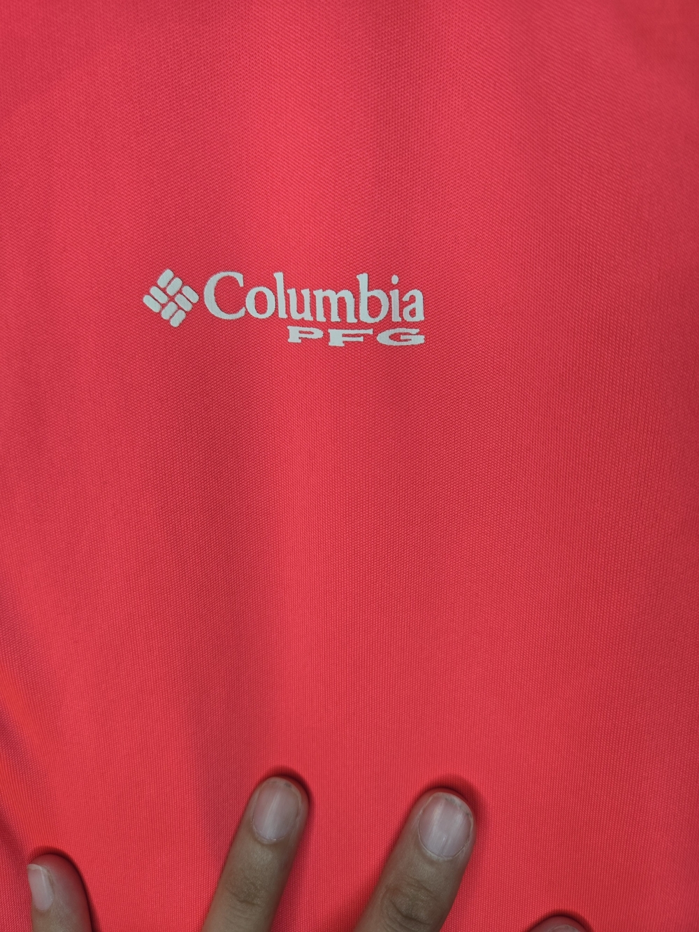 Columbia PFG Womens XL Pink Quarter Zip Long Sleeve Shirt Omni-Shade UPF 50 - Picture 2 of 7